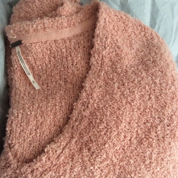 FREE PEOPLE Finders Keepers Sweater NWT S Peach - Picture 4 of 7